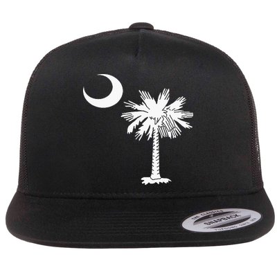 South Carolina State Flag Palmetto Tree Crescent Moon Sc Flatbill Hat