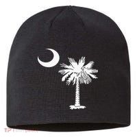 South Carolina State Flag Palmetto Tree Crescent Moon Sc Sustainable Beanie