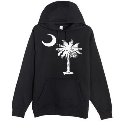 South Carolina State Flag Palmetto Tree Crescent Moon Sc Premium Pullover Hoodie