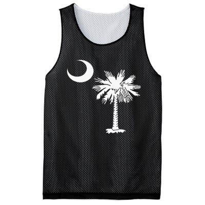 South Carolina State Flag Palmetto Tree Crescent Moon Sc Mesh Reversible Basketball Jersey Tank