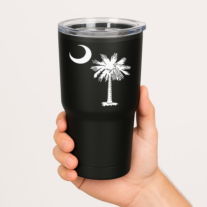 South Carolina State Flag Palmetto Tree Crescent Moon Sc Tumbler