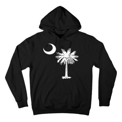 South Carolina State Flag Palmetto Tree Crescent Moon Sc Tall Hoodie