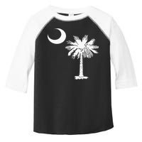 South Carolina State Flag Palmetto Tree Crescent Moon Sc Toddler Fine Jersey T-Shirt
