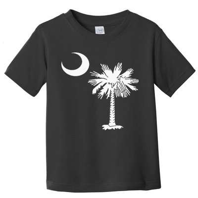 South Carolina State Flag Palmetto Tree Crescent Moon Sc Toddler T-Shirt