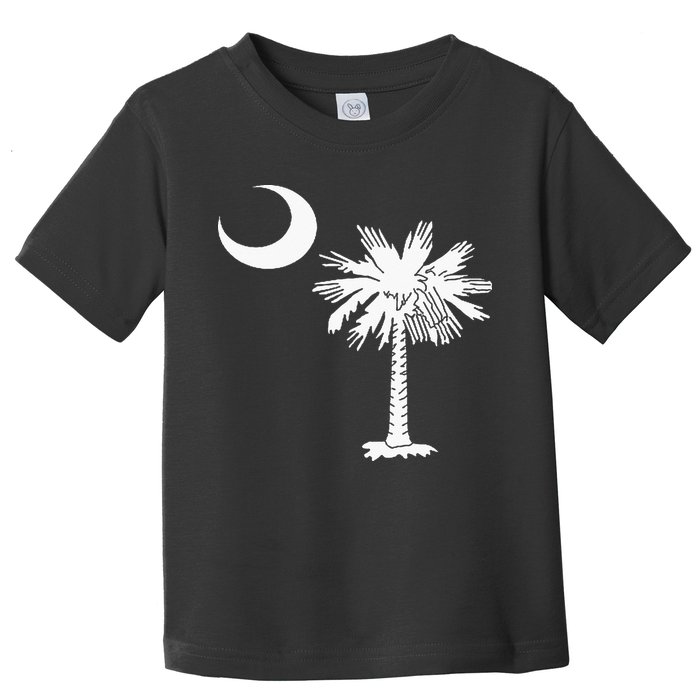 South Carolina State Flag Palmetto Tree Crescent Moon Sc Toddler T-Shirt