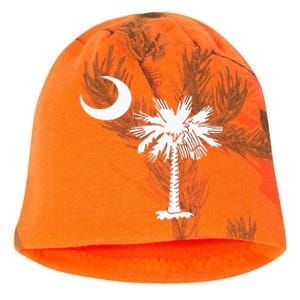 South Carolina State Flag Palmetto Tree Crescent Moon Sc Kati - Camo Knit Beanie