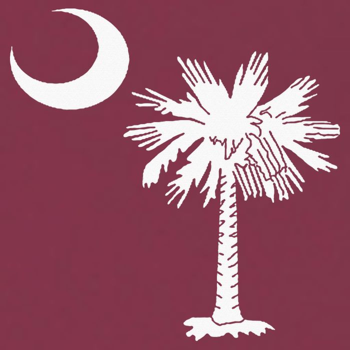 South Carolina State Flag Palmetto Tree Crescent Moon Sc 16oz Travel Tumbler