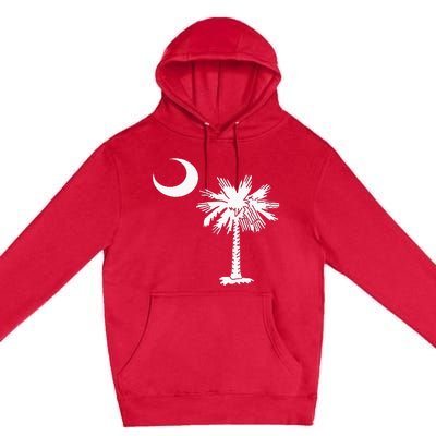 South Carolina State Flag Palmetto Tree Crescent Moon Sc Premium Pullover Hoodie