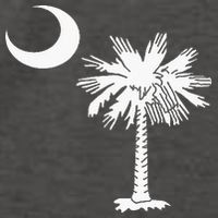 South Carolina State Flag Palmetto Tree Crescent Moon Sc Vector Backpack