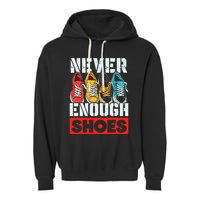 Shoe Collector Shoemaker Sneaker Addict Sneakerhead Garment-Dyed Fleece Hoodie