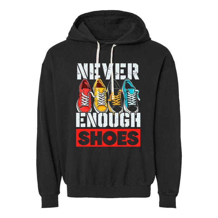 Shoe Collector Shoemaker Sneaker Addict Sneakerhead Garment-Dyed Fleece Hoodie