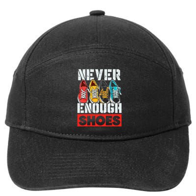 Shoe Collector Shoemaker Sneaker Addict Sneakerhead 7-Panel Snapback Hat