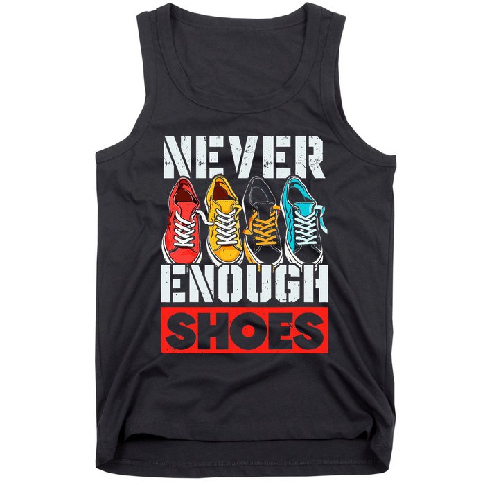 Shoe Collector Shoemaker Sneaker Addict Sneakerhead Tank Top