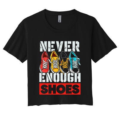 Shoe Collector Shoemaker Sneaker Addict Sneakerhead Crop Top