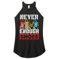Shoe Collector Shoemaker Sneaker Addict Sneakerhead Women's Perfect Tri Rocker Tank