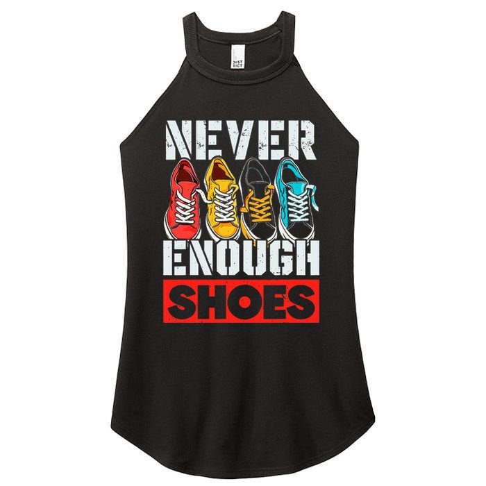 Shoe Collector Shoemaker Sneaker Addict Sneakerhead Women's Perfect Tri Rocker Tank