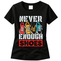 Shoe Collector Shoemaker Sneaker Addict Sneakerhead Womens T-Shirt