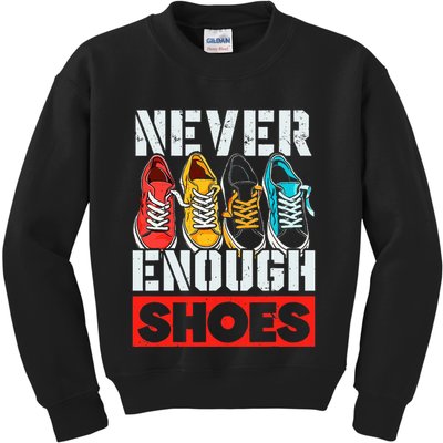 Shoe Collector Shoemaker Sneaker Addict Sneakerhead Kids Sweatshirt