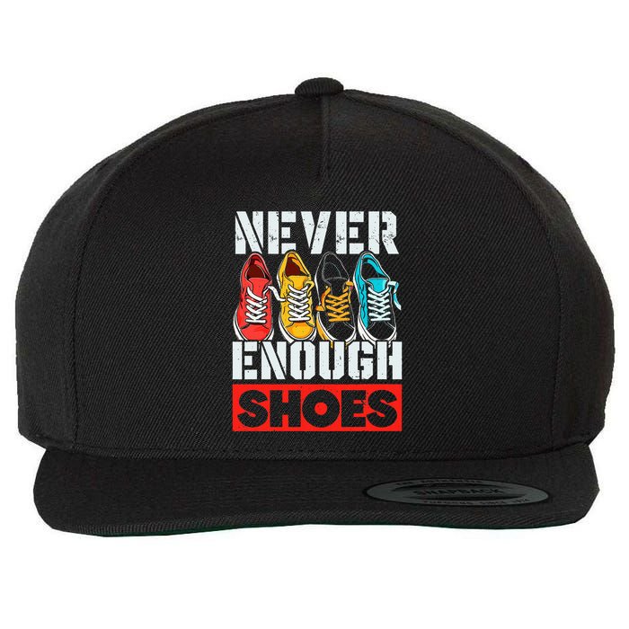 Shoe Collector Shoemaker Sneaker Addict Sneakerhead Wool Snapback Cap