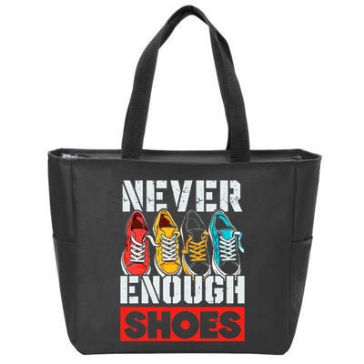 Shoe Collector Shoemaker Sneaker Addict Sneakerhead Zip Tote Bag