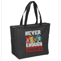 Shoe Collector Shoemaker Sneaker Addict Sneakerhead Zip Tote Bag