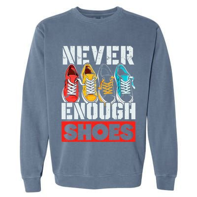 Shoe Collector Shoemaker Sneaker Addict Sneakerhead Garment-Dyed Sweatshirt