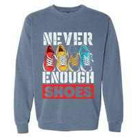 Shoe Collector Shoemaker Sneaker Addict Sneakerhead Garment-Dyed Sweatshirt