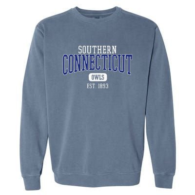 S.O.U.T.H.E.R.N Connecticut State Owls Est. Date Garment-Dyed Sweatshirt