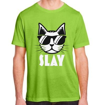 Slay Cat Slay Cat Slay Adult ChromaSoft Performance T-Shirt