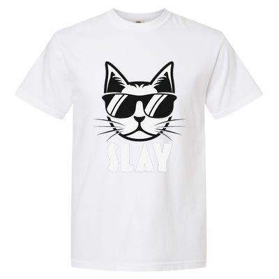 Slay Cat Slay Cat Slay Garment-Dyed Heavyweight T-Shirt