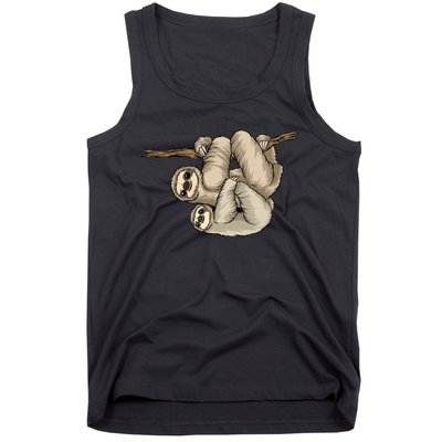 Sloth Couple Tank Top