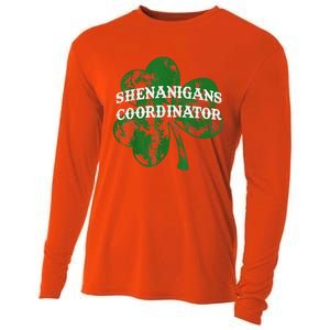 Shenanigans Coordinator Shenanigator St Patricks Day Cheeky Cooling Performance Long Sleeve Crew