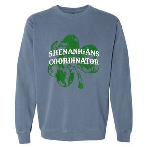 Shenanigans Coordinator Shenanigator St Patricks Day Cheeky Garment-Dyed Sweatshirt