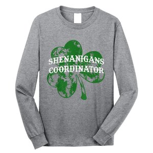 Shenanigans Coordinator Shenanigator St Patricks Day Cheeky Long Sleeve Shirt