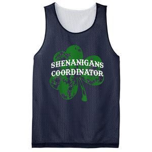 Shenanigans Coordinator Shenanigator St Patricks Day Cheeky Mesh Reversible Basketball Jersey Tank