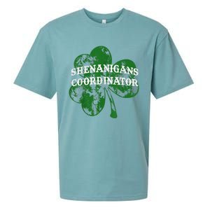 Shenanigans Coordinator Shenanigator St Patricks Day Cheeky Sueded Cloud Jersey T-Shirt