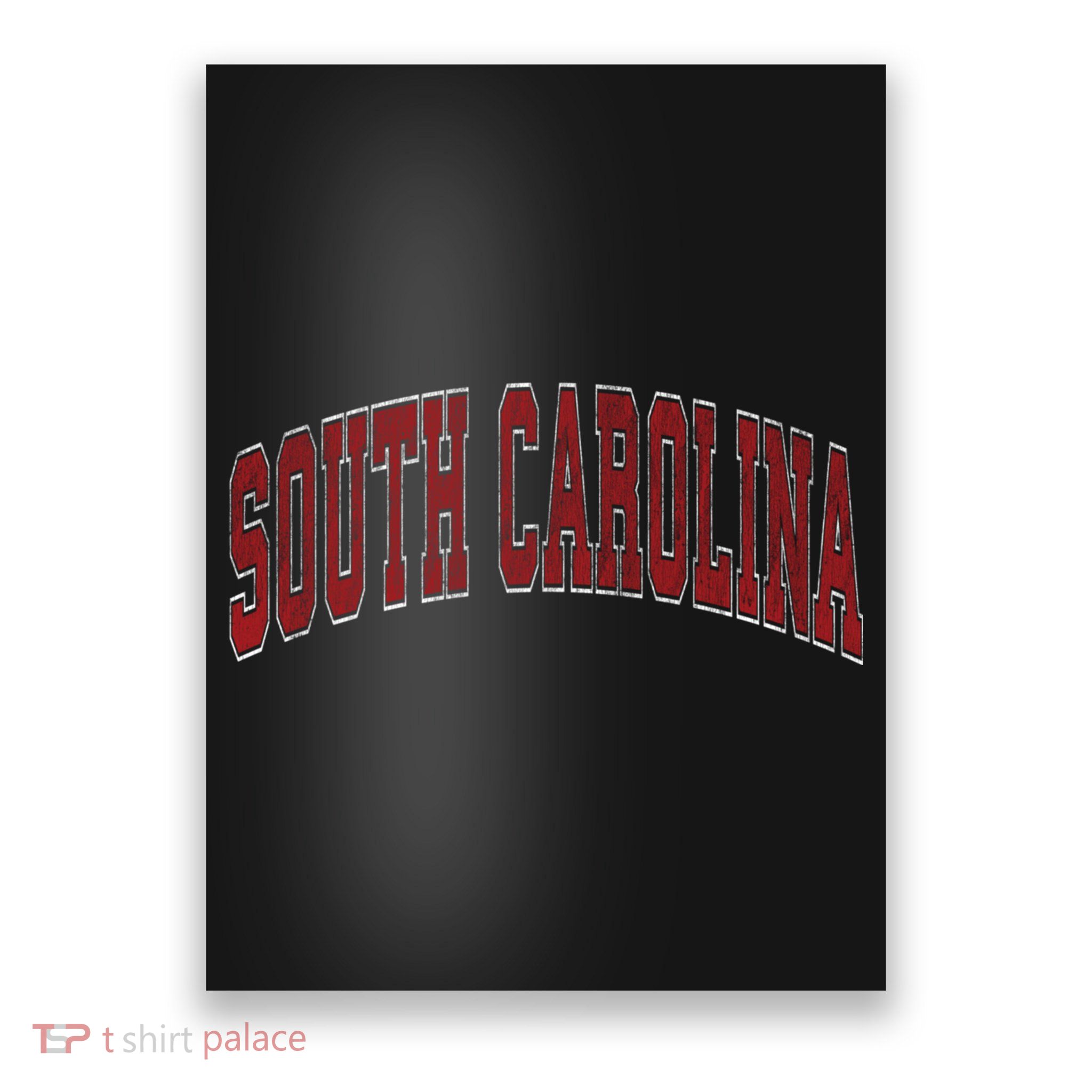 South Carolina Sc Vintage Athletic Sports Design Red Style Poster