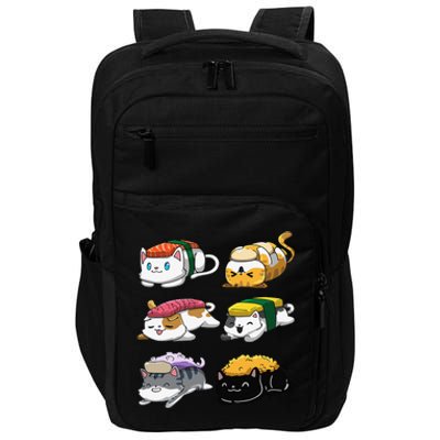 Sushi Cats Sushi Lover Cat Lover Kawaii Anime Neko  Impact Tech Backpack