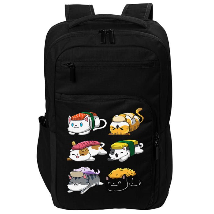 Sushi Cats Sushi Lover Cat Lover Kawaii Anime Neko  Impact Tech Backpack