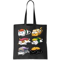 Sushi Cats Sushi Lover Cat Lover Kawaii Anime Neko  Tote Bag