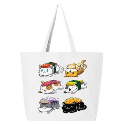 Sushi Cats Sushi Lover Cat Lover Kawaii Anime Neko  25L Jumbo Tote