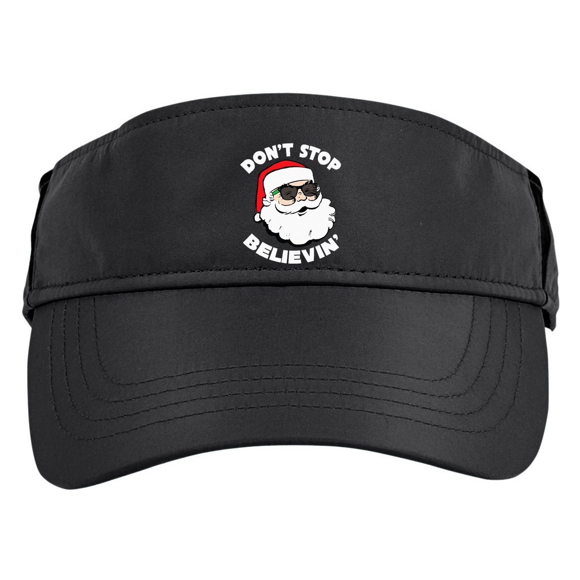 Santa Claus Sunglasses Funny DonT Stop Believing Santa Adult Drive Performance Visor