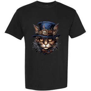 Steampunk Cat Garment-Dyed Heavyweight T-Shirt