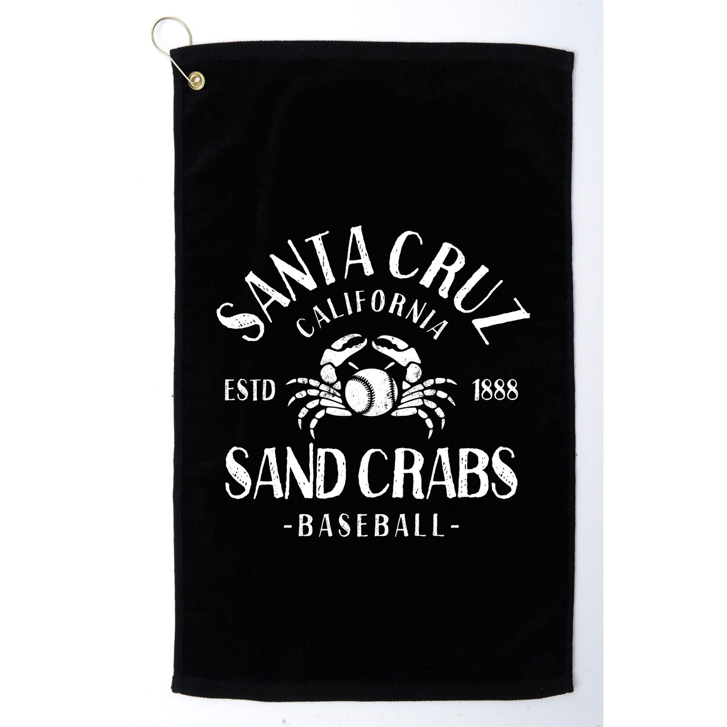 Santa Cruz Sand Crabs California Baseball Golf Towel