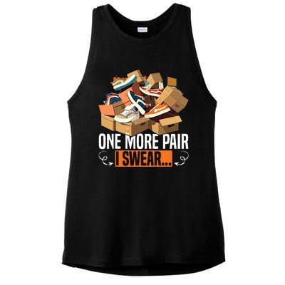 Shoe Collector Sneakerhead Shoe Lover I Love Sneakers Ladies PosiCharge Tri-Blend Wicking Tank