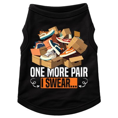 Shoe Collector Sneakerhead Shoe Lover I Love Sneakers Doggie Tank