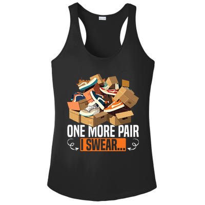 Shoe Collector Sneakerhead Shoe Lover I Love Sneakers Ladies PosiCharge Competitor Racerback Tank
