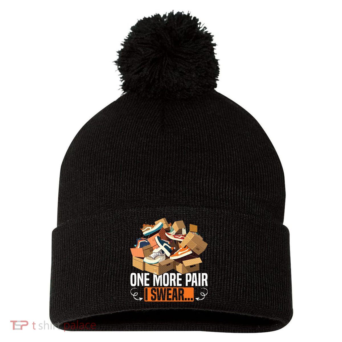 Shoe Collector Sneakerhead Shoe Lover I Love Sneakers Pom Pom 12in Knit Beanie