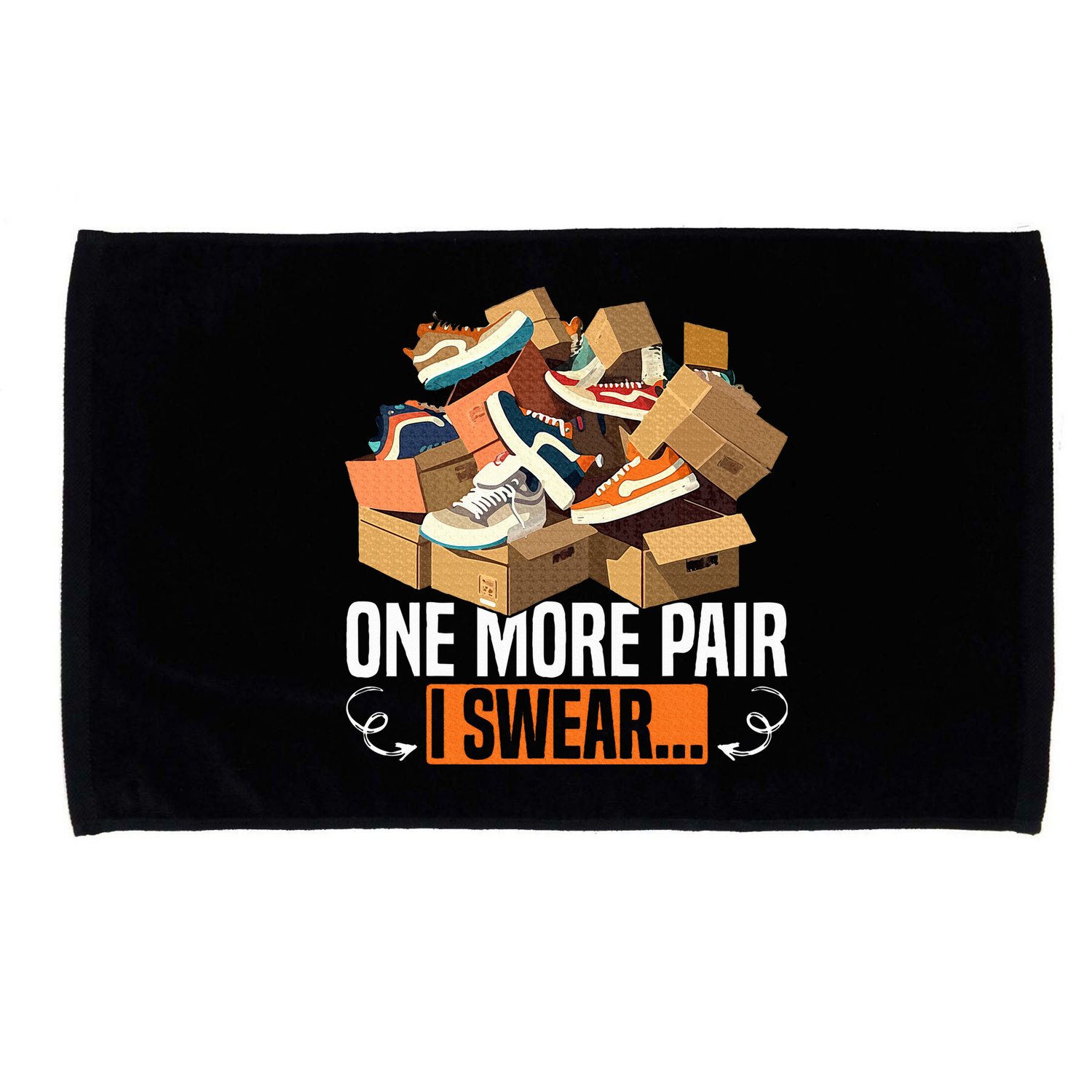Shoe Collector Sneakerhead Shoe Lover I Love Sneakers Microfiber Hand Towel