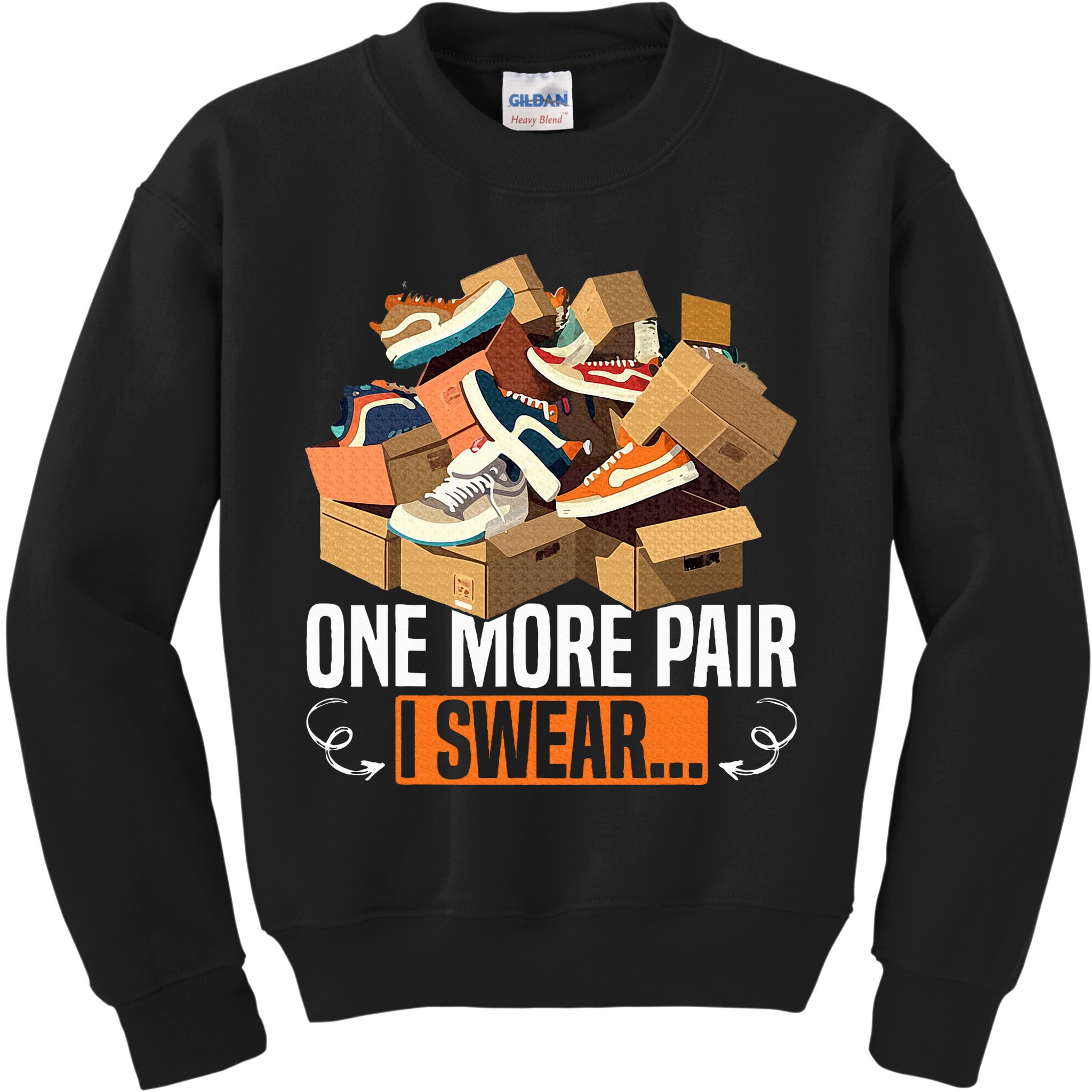 Shoe Collector Sneakerhead Shoe Lover I Love Sneakers Kids Sweatshirt